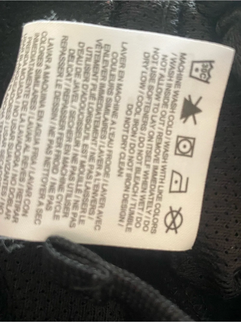 Nike Black Jogger Pants with White Swoosh - Kids size boys